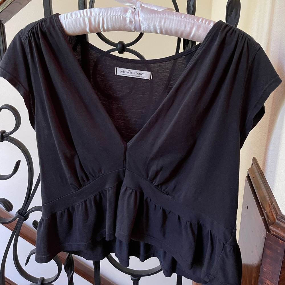 Free People Black Tank